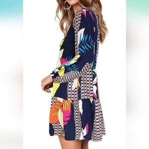 Casual Loose Flowy Swing Shift Dress